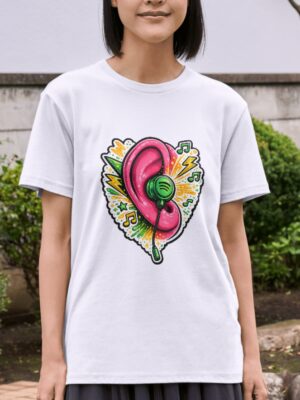 Spotify – Music Lover for Playlist Fans, Streamers & Music Addicts Unisex T-Shirt (100% Cotton) – Premium Graphic Tee