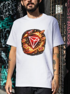 TRON Power Surge Crypto Unisex T-Shirt (100% Cotton)