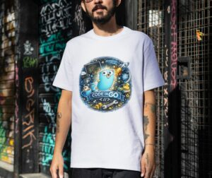 Go Developer – Code in Go Unisex T-Shirt (100% Cotton)