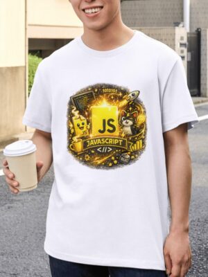 JavaScript Developer – Code in JS Unisex T-Shirt (100% Cotton)