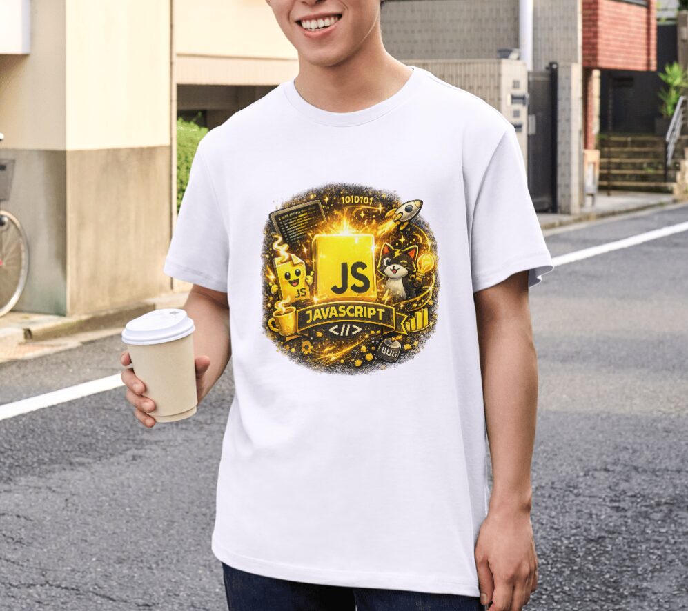 JavaScript Developer – Code in JS Unisex T-Shirt (100% Cotton)