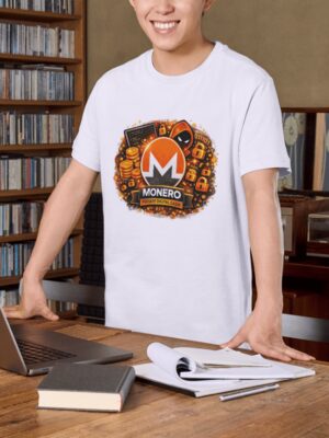 Monero Private Digital Cash Unisex T-Shirt (100% Cotton)