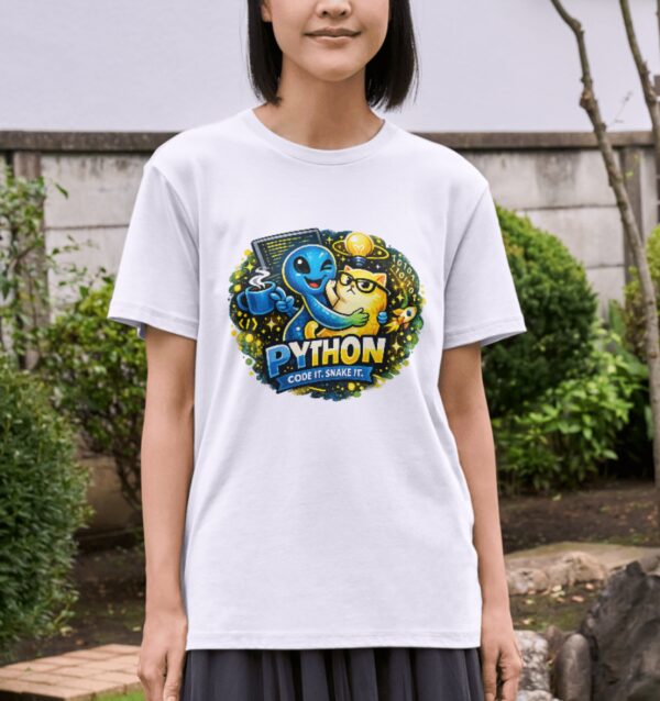 Python Code It Snake It Unisex T-Shirt (100% Cotton)
