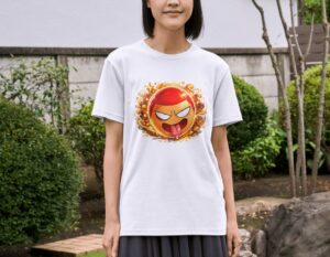 Playful Anime Emoji Explosion Unisex T-Shirt (100% Cotton)