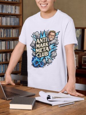 Anti Mark Meta Club T-Shirt – Bold Statement Premium Cotton Graphic Tee