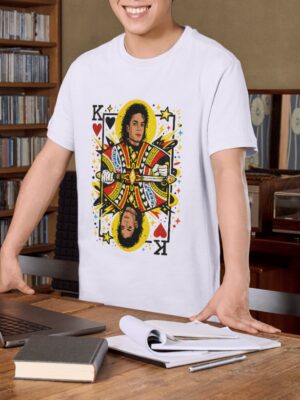 King of Hearts Pop Star Premium Cotton T-Shirt | Soft Unisex Graphic Tee