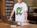 Cool Crocodile – Funny Tennis Alligator Unisex T-Shirt (100% Cotton) – Premium Graphic Tee