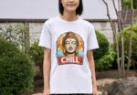 Chill Buddha – Zen & Tea Unisex T-Shirt (100% Cotton) – Premium Graphic Tee