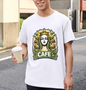 Queen – Royal Café Lover Design Unisex T-Shirt (100% Cotton) – Premium Graphic Tee