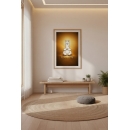 Llamaste Wall Art Print – Meditating Llama Illustration, Cute Yoga Humor Art, Calm & Cozy Home Decor