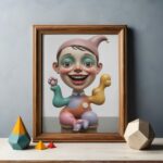 Joy Construct – Playful Surreal Toy Figure Wall Art Print