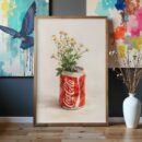Stop Giving A F*ck Floral Still Life Wall Art Print