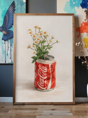 Stop Giving A F*ck Floral Still Life Wall Art Print
