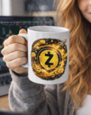 Zcash Rocket Mug – Privacy Coin Coffee Cup for Crypto Holders