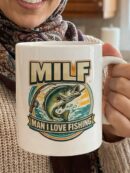 MILF Man I Love Fishing Retro Angler Mug