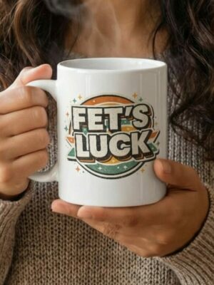 Fet’s Luck Retro Space Hunter Style Mug