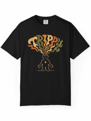 Trippy Mindwave Surreal Psychedelic Sci-Fi Graphic Tee