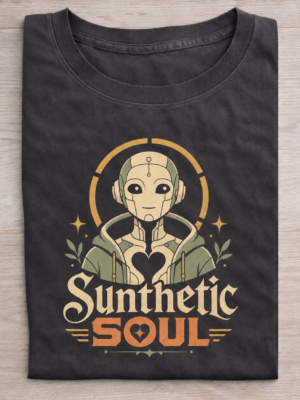 Synthetic Soul Retro Robot Graphic Tee