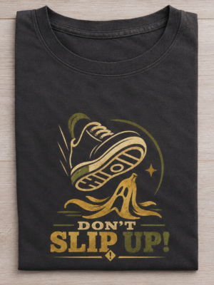 Don’t Slip Up Banana Peel Vintage Graphic Tee