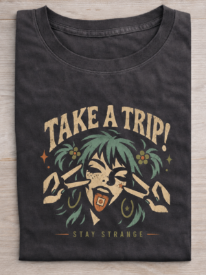 Take A Trip Stay Strange Graphic Tee