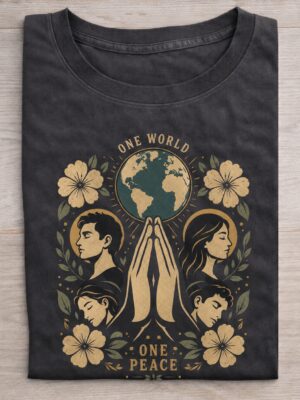 One World One Peace Unity Graphic Tee