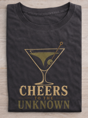 Cheers To The Unknown Cocktail Graphic Tee
