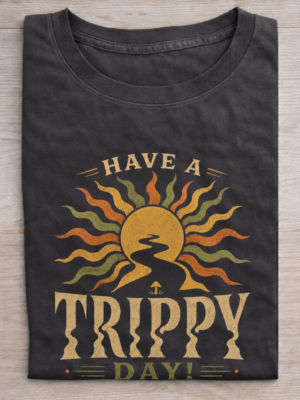 Trippy Day Psychedelic Sun Graphic Tee