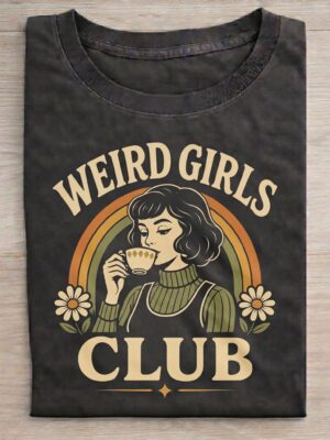 Weird Girls Club Vintage Coffee Graphic Tee
