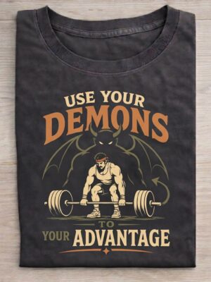 Use Your Demons Gym Motivation Vintage Graphic Tee