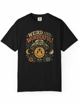 Weird And Wonderful Mushroom Surreal Sci-Fi Graphic Tee