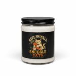 Save Animals Snuggle Cats Cute Cat Soy Candle