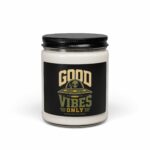 Good Vibes Only Alien UFO Soy Candle