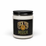 Fuck You This Much Funny Smiley Soy Candle