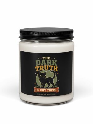 The Dark Truth Is Out There Black Cat Soy Candle