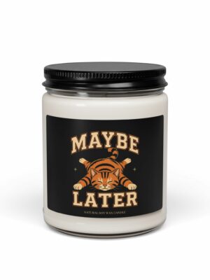 Maybe Later Lazy Cat Soy Candle